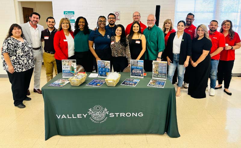 Team at Valley Strong Credit Union community event